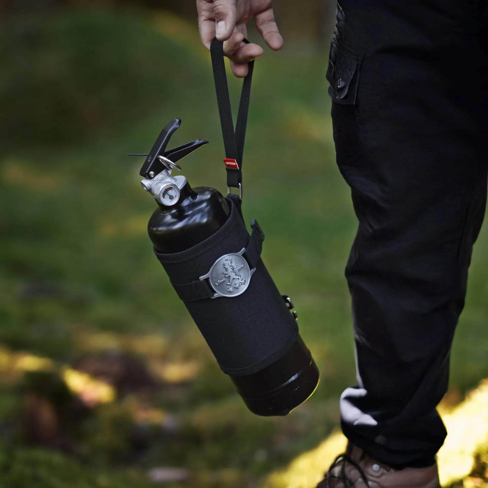 Solstickan extintor de incêndio 1 kg, Outdoor edition, Preto Solstickan Design