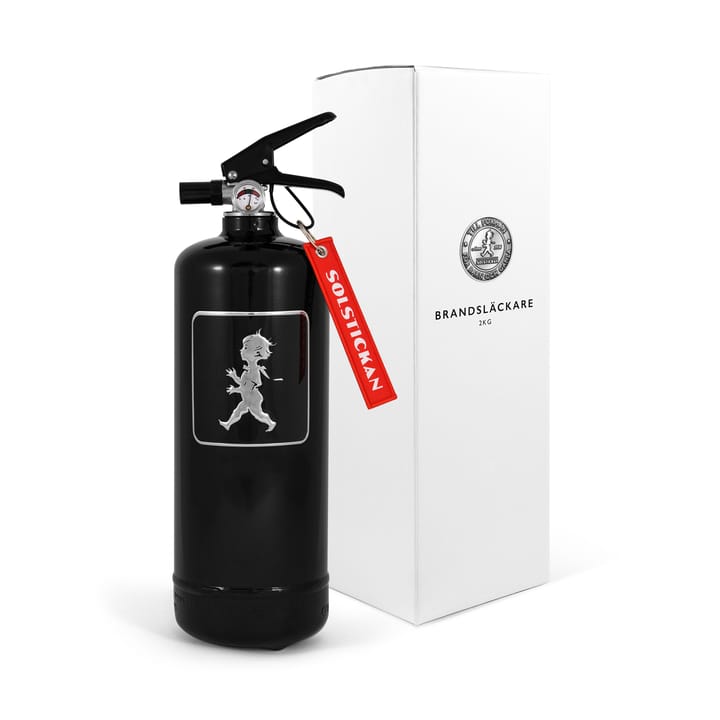 Solstickan extintor de incêndio 2 kg, Preto-prata Solstickan Design