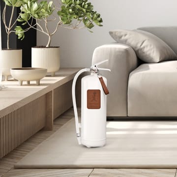Solstickan extintor de incêndio 6 kg - Branco-couro marrom escuro - Solstickan Design