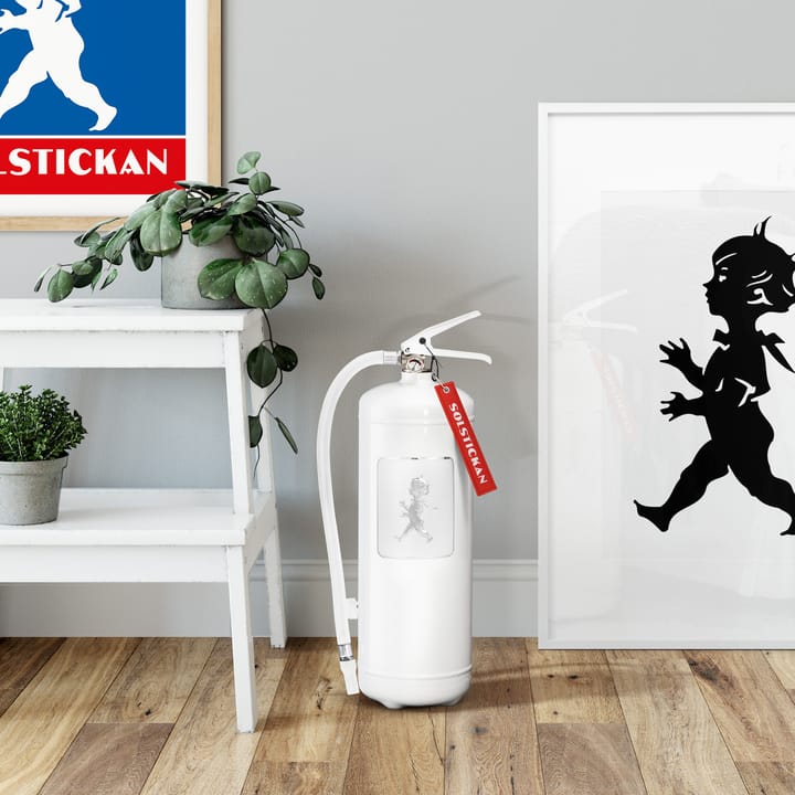 Solstickan extintor de incêndio 6 kg, Branco-prata Solstickan Design