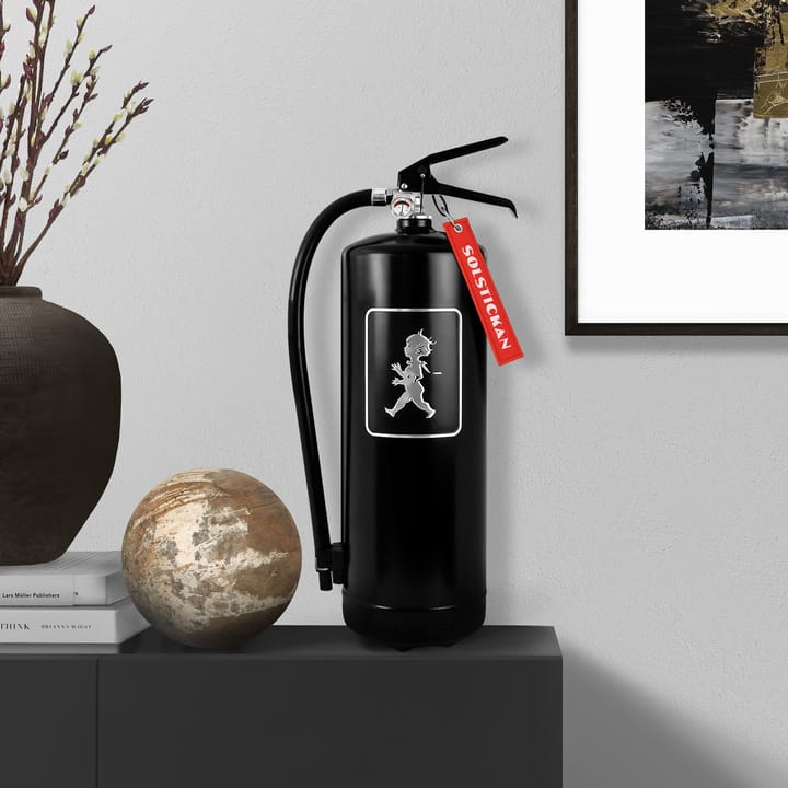 Solstickan extintor de incêndio 6 kg, Preto-prata Solstickan Design