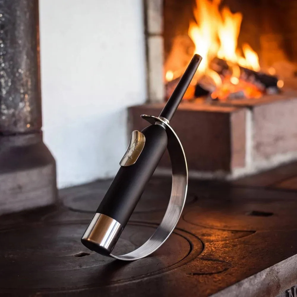 Solstickan isqueiro de maçarico, Preto-prateado Solstickan Design