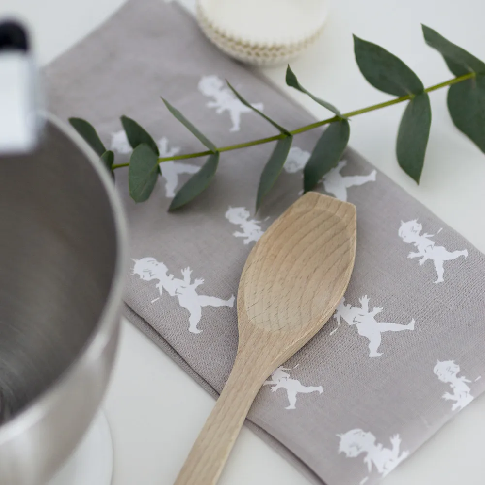 Solstickan toalha de cozinha 50x70 cm, Cinza-branco Solstickan Design