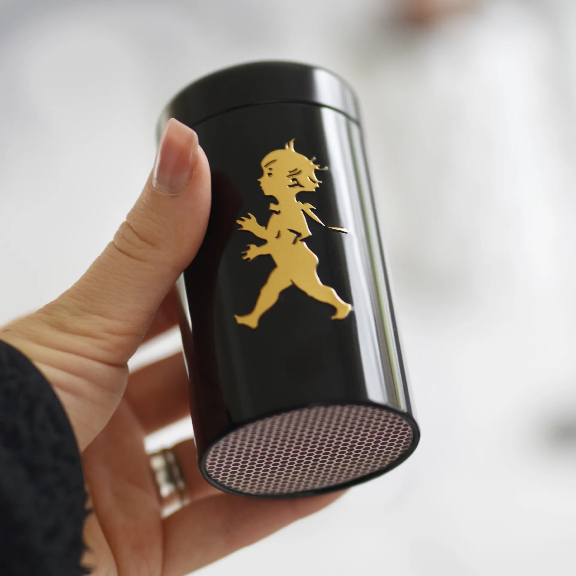 Solstickan Tubo de fósforos  100 unidades, Preto-ouro Solstickan Design