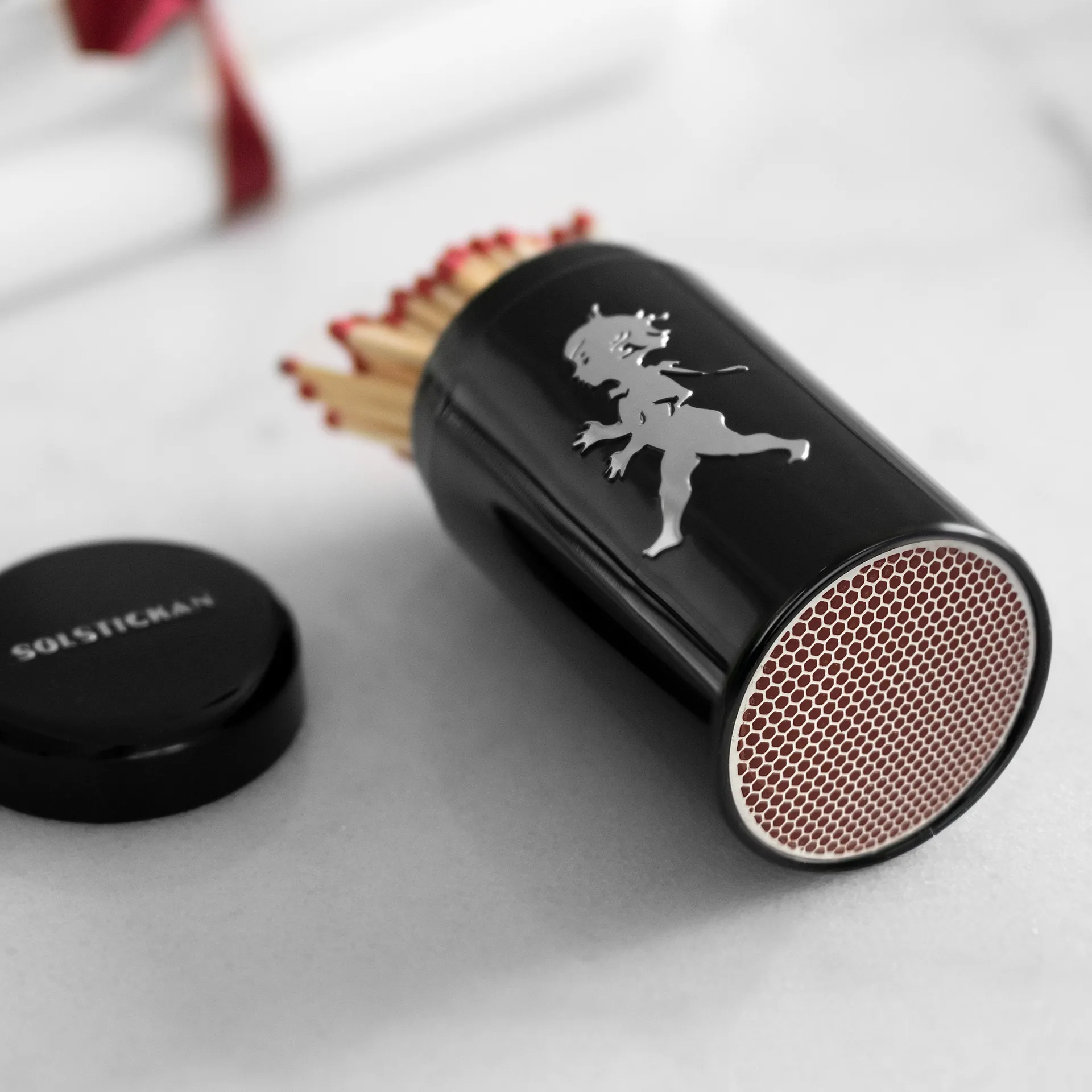 Solstickan Tubo de fósforos  100 unidades, Preto Solstickan Design