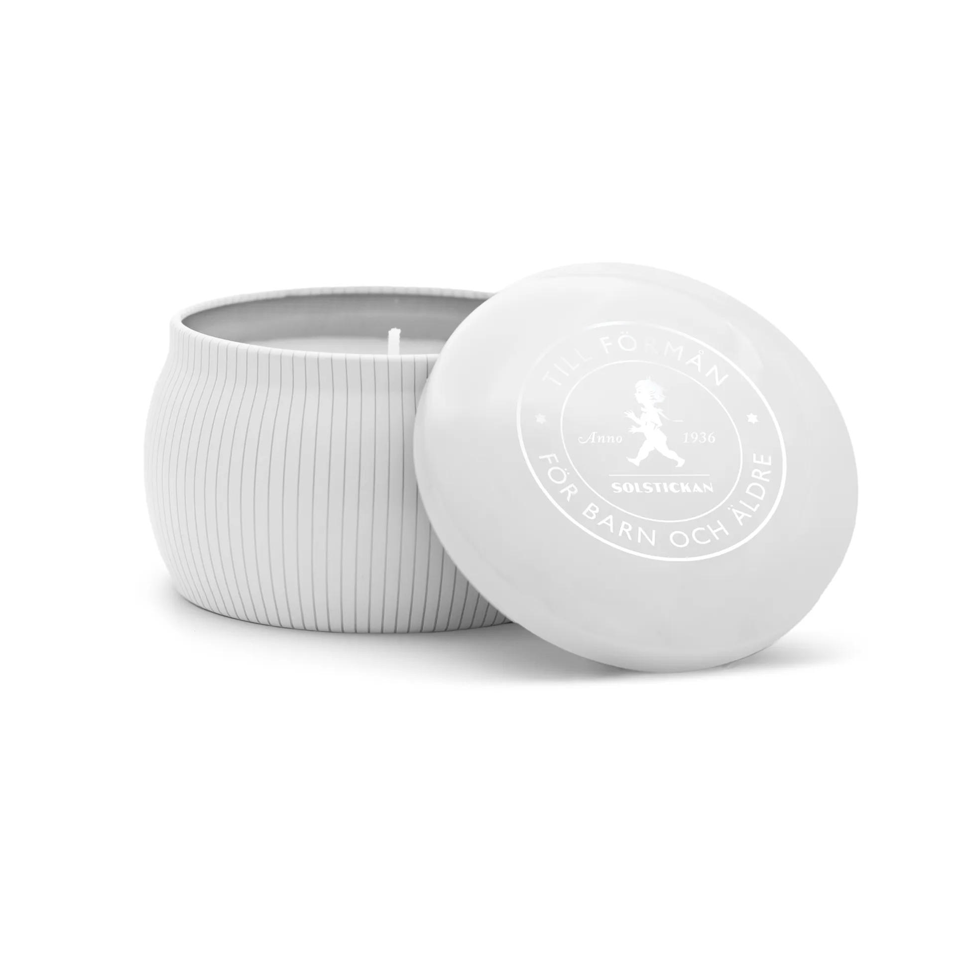 Vela perfumada Solstickan 25 h, Branco-eucalipto Solstickan Design