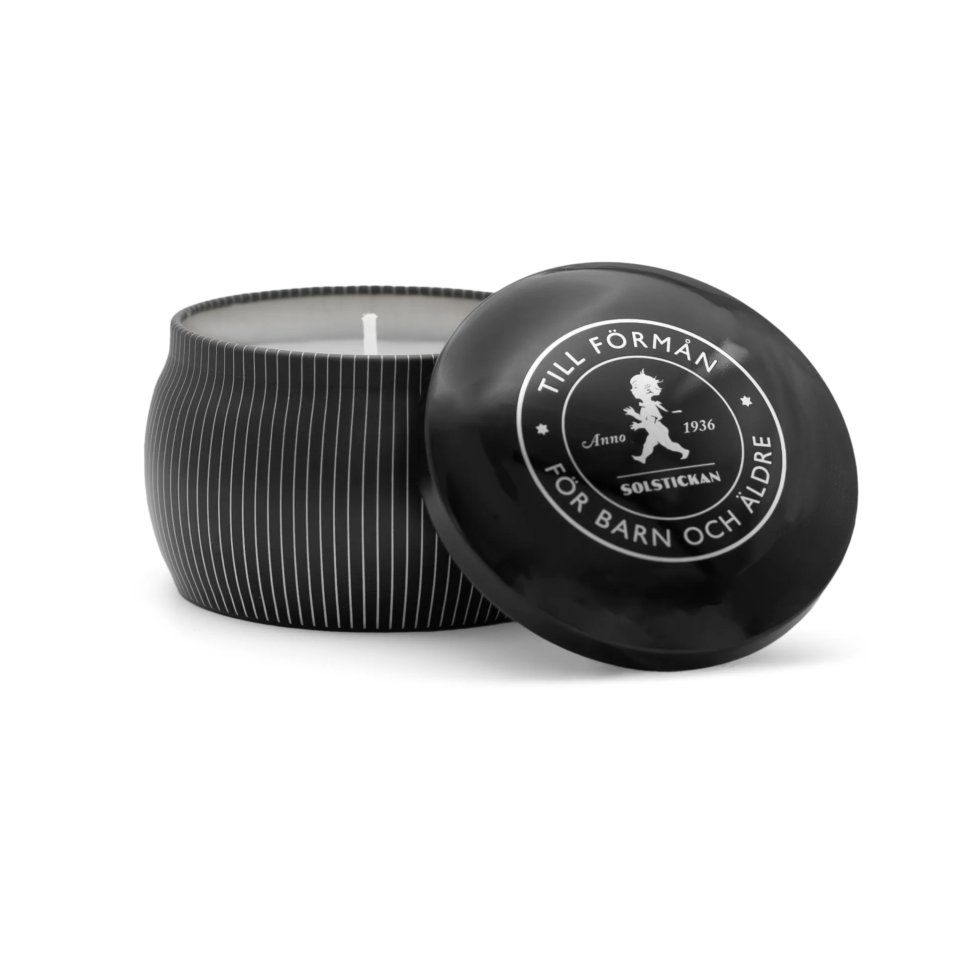 Vela perfumada Solstickan 25 h, Preto-cedro Solstickan Design