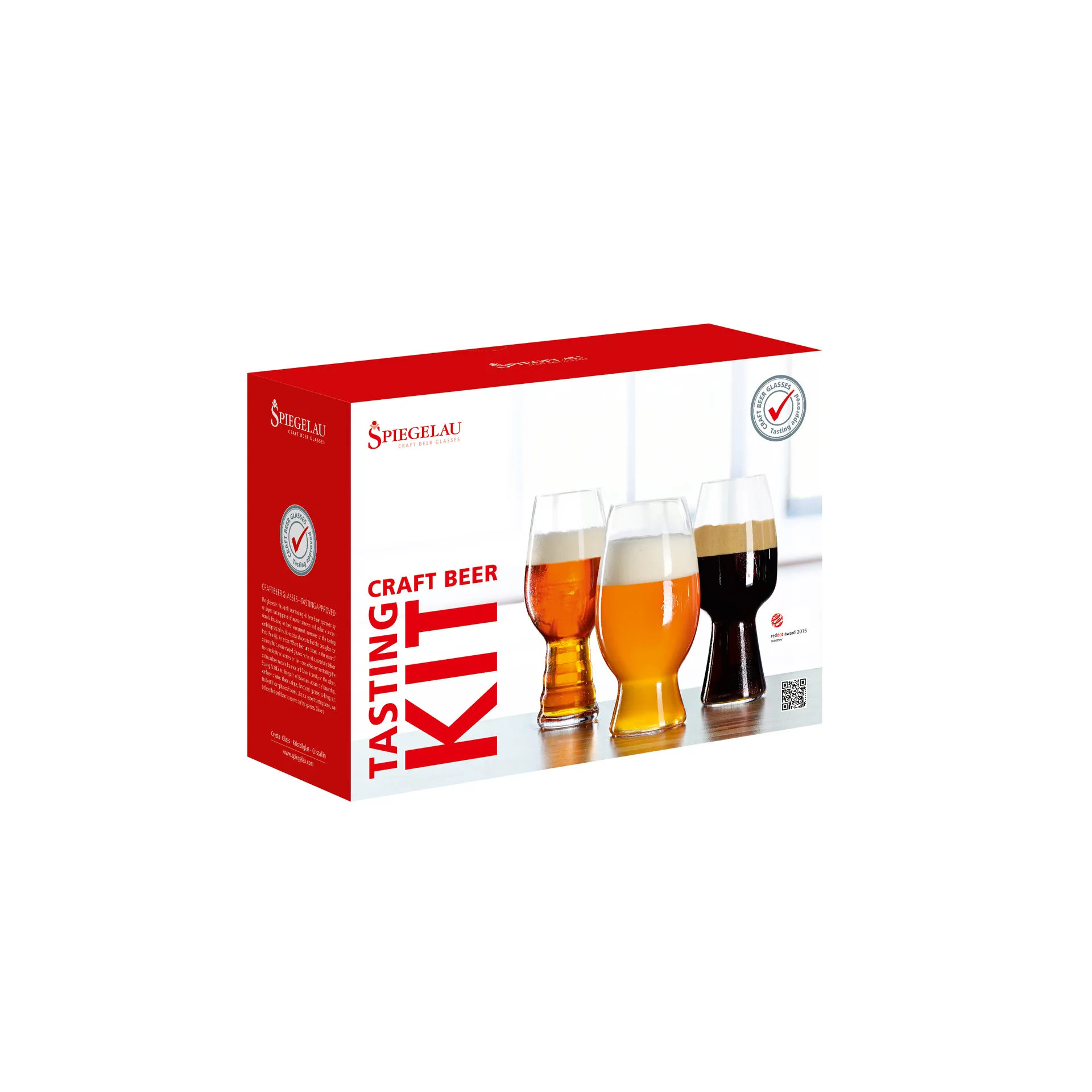 Conjunto de prova de cerveja Beer Classics 3 un., transparente Spiegelau