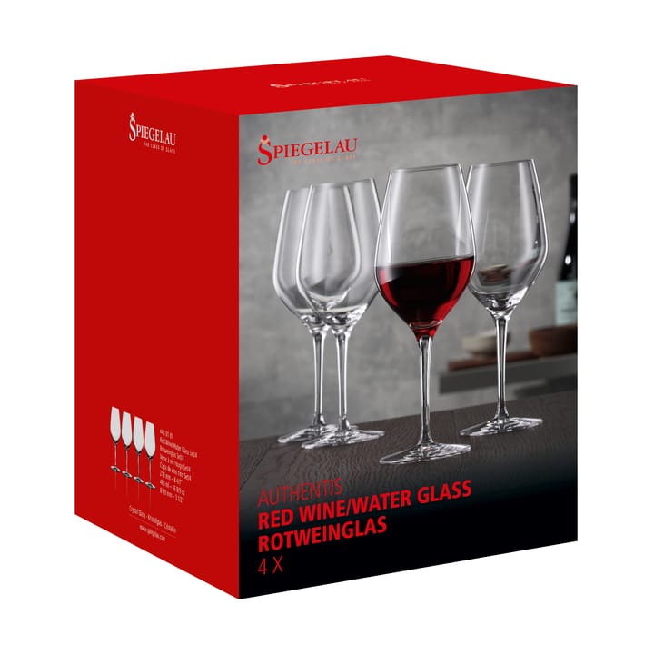 Copo de vinho tinto Authentis 48cl. conjunto de 4, transparente Spiegelau