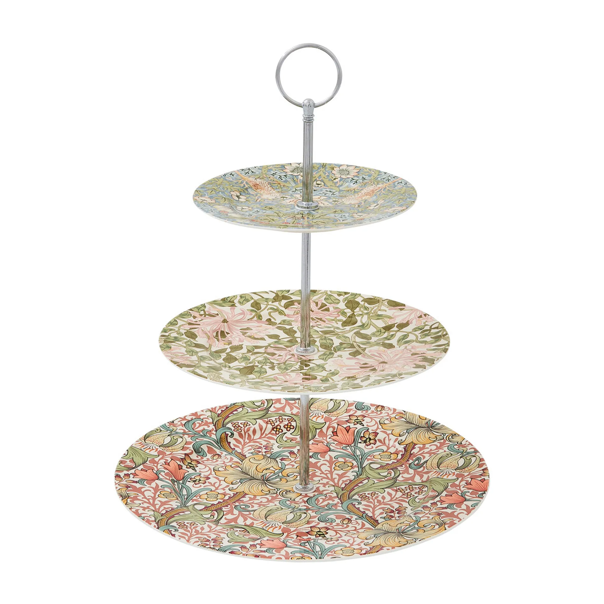 Base para bolo de 3 níveis Morris & Co. 35,5 cm, Multi Spode