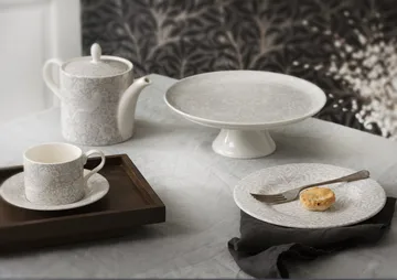 Bule de chá Strawberry Thief 1,1 litros - Cinza - Spode