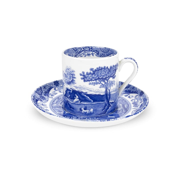 Chávena de chá e pires Blue Italian - 9 cl/ 3 oz - Spode