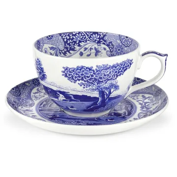 Chávena e pires jumbo Blue Italian - 56 cl/ 20 oz - Spode