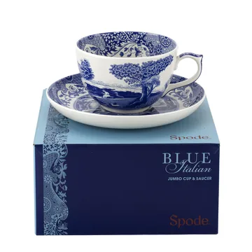 Chávena e pires jumbo Blue Italian - 56 cl/ 20 oz - Spode