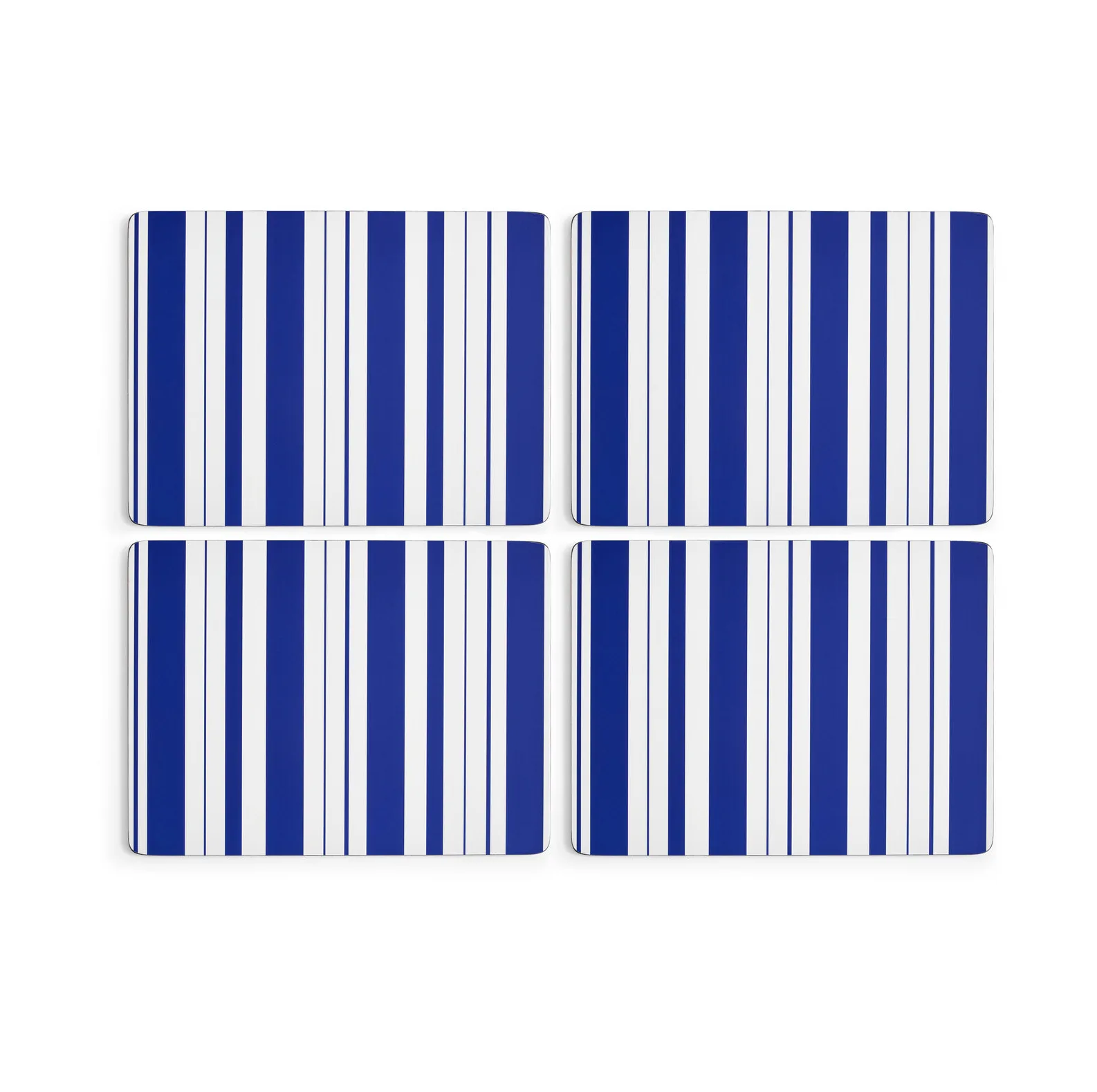 Individual de mesa Steccato 30x40 cm, 4 un., Azul-Branco Spode