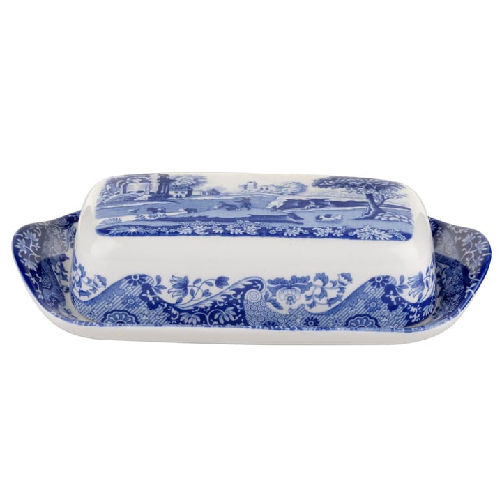 Manteigueira Blue Italian - 20 x 10 cm/ 8 x 4 polegadas - Spode