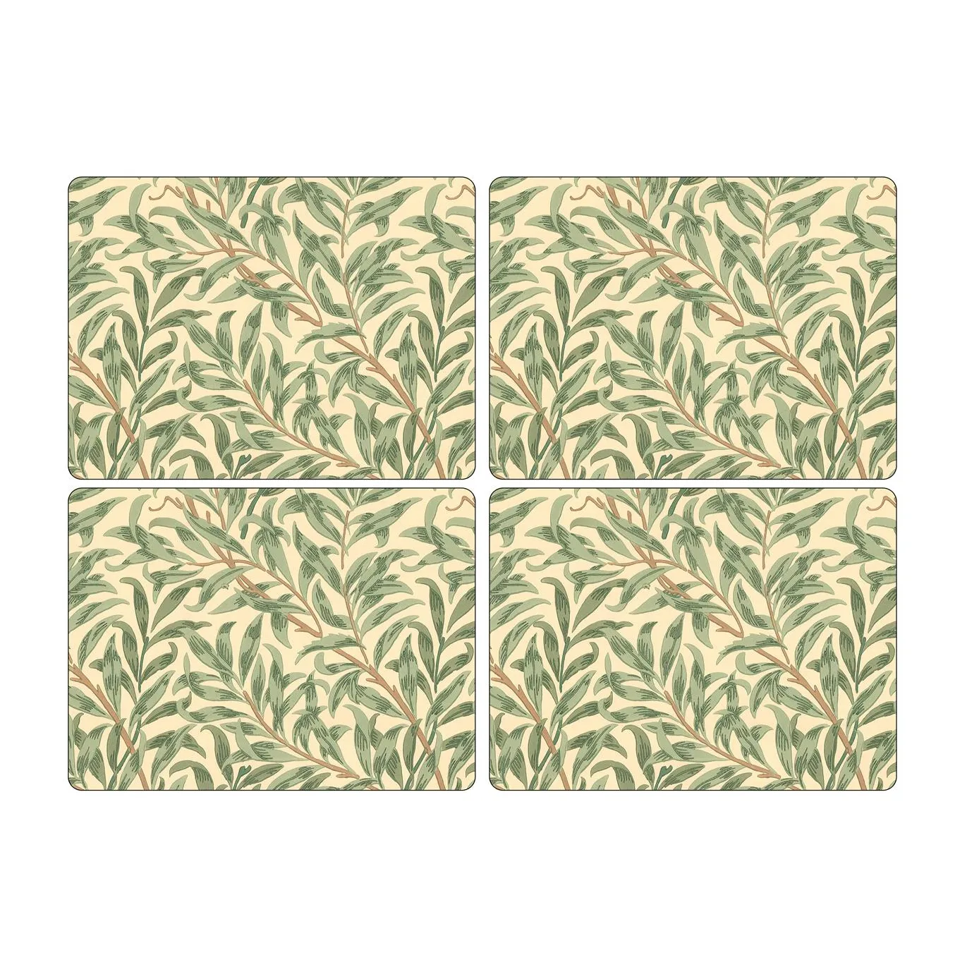 Placemat Willow Bough 30x40 cm 4-unidades, Verde Spode