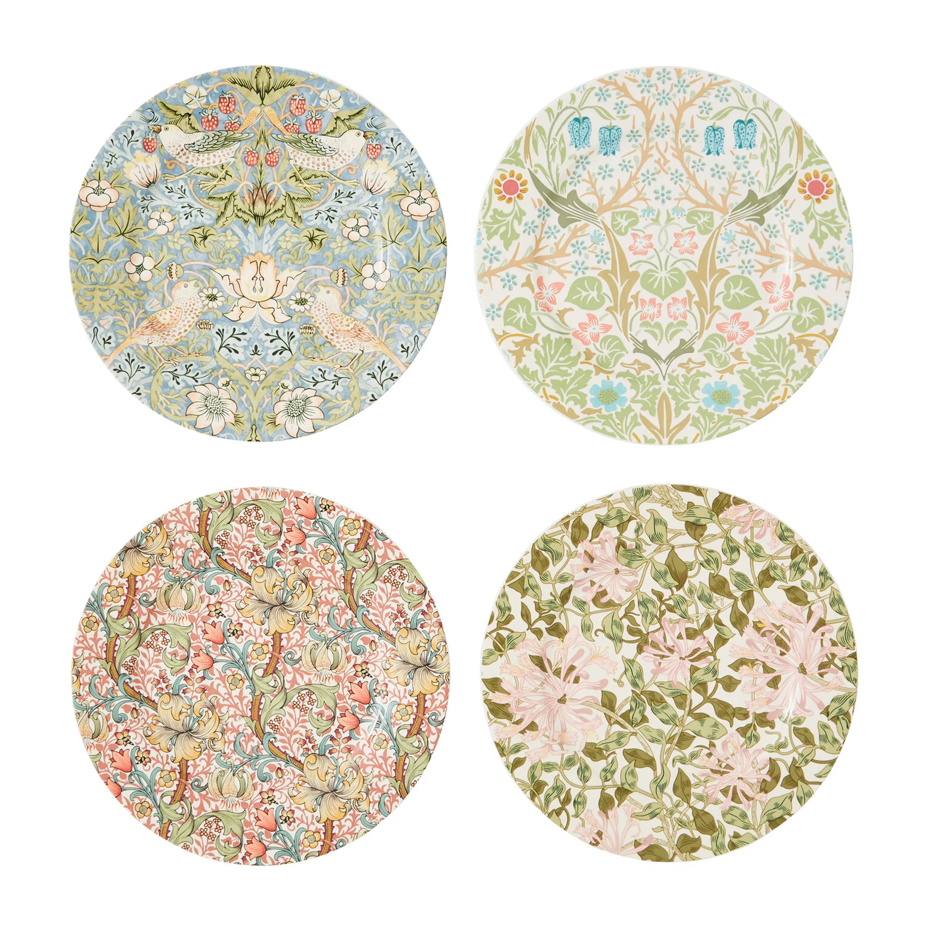 Prato Morris & Co. Ø20 cm, 4 un., Multi Spode