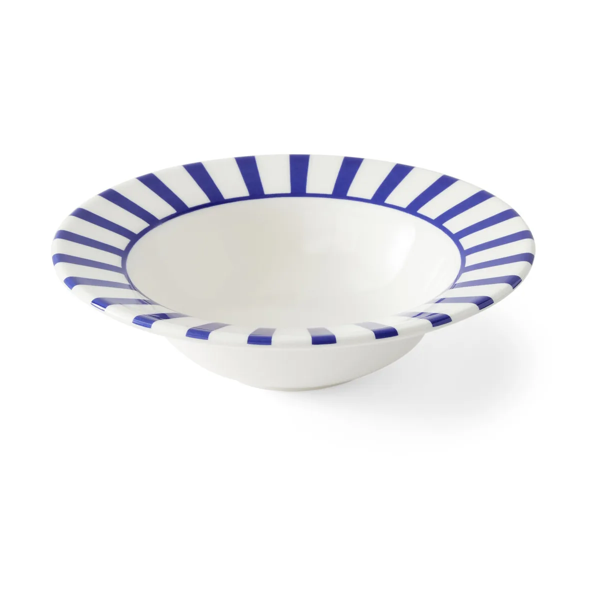 Tigela de pequeno-almoço Steccato Ø19 cm, Azul-Branco Spode