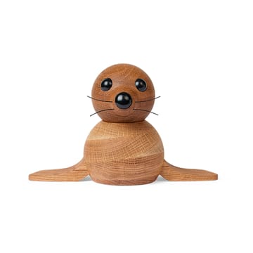 Anaana decoração de foca 17 cm - Carvalho - Spring Copenhagen