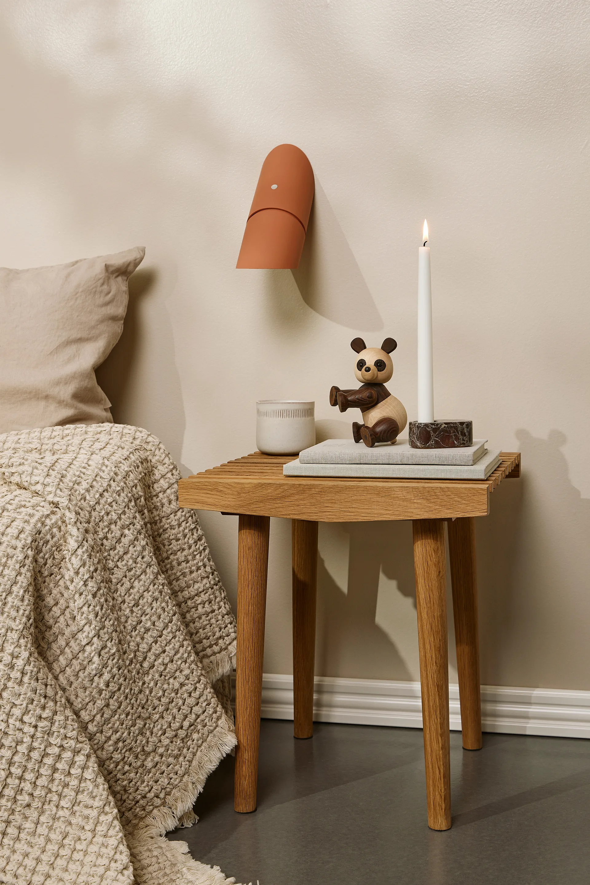 Banquinho Uno Ora 42 cm, Teca Spring Copenhagen