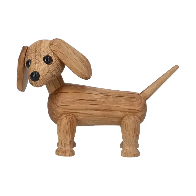 Chico figura de cão, Bege, 10,5x4,8x6,8 cm Spring Copenhagen