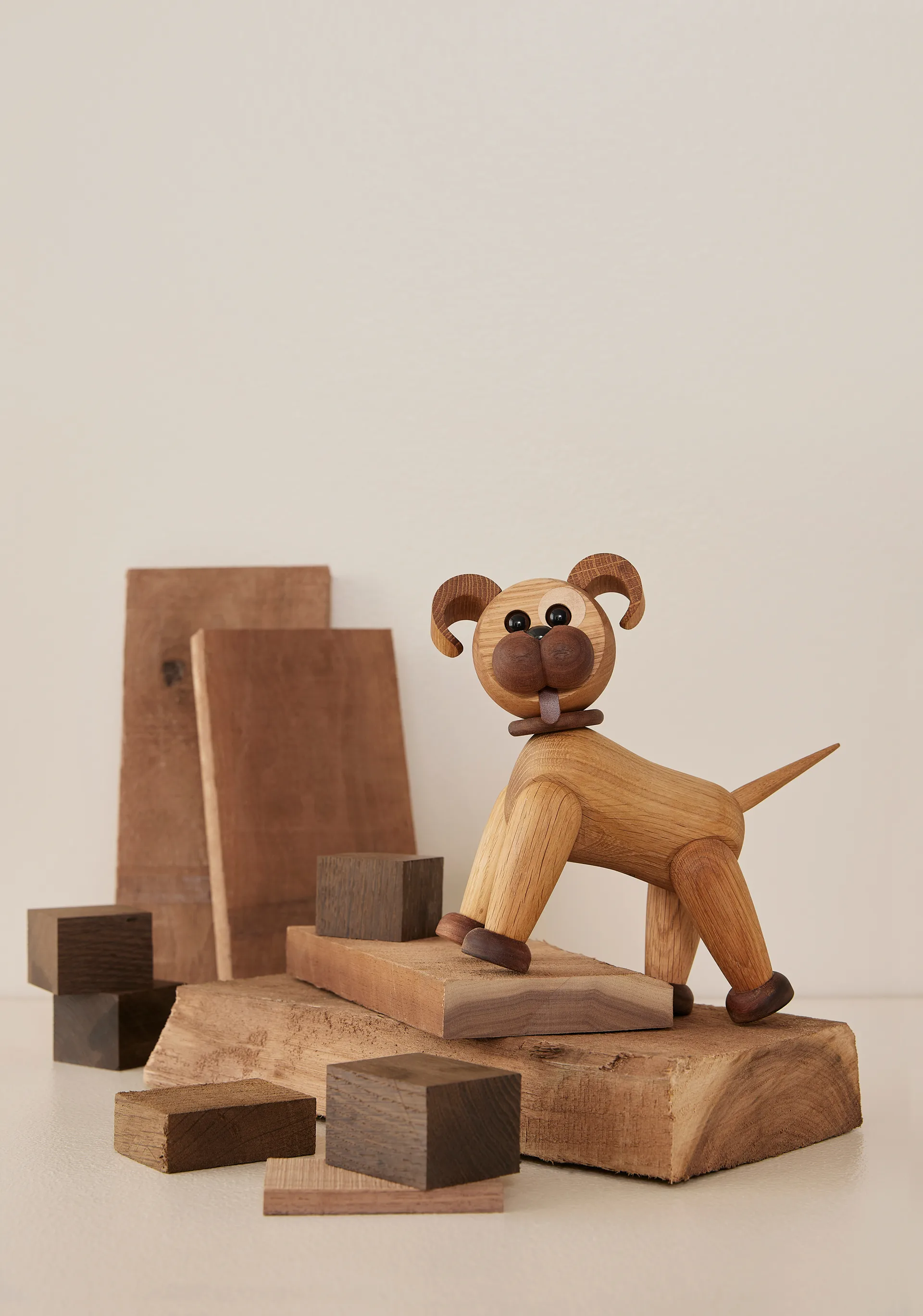  Decoração Buddy Cão 20,5 cm, Carvalho Spring Copenhagen
