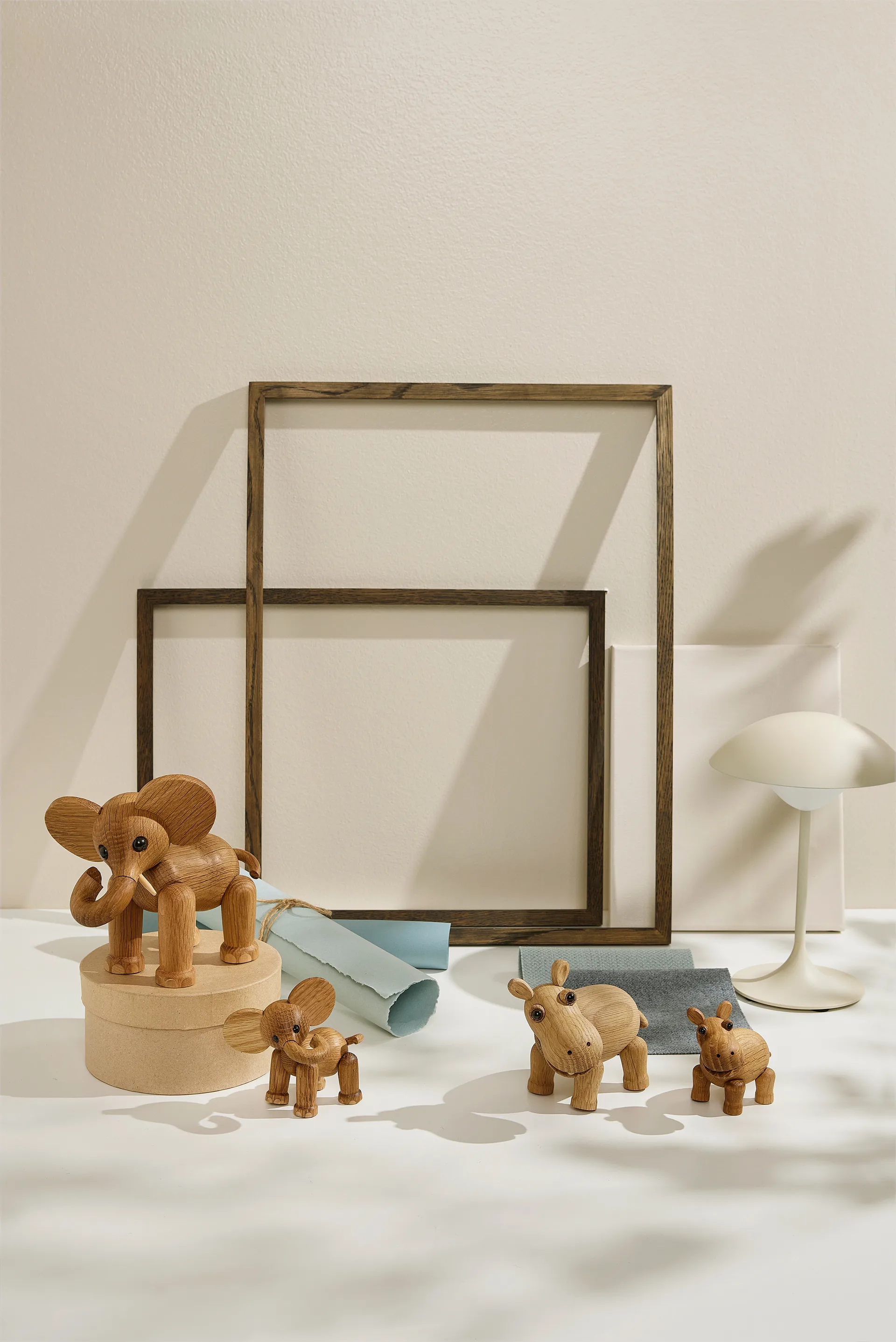 Decoração Hipopótamo Flora, Carvalho-bordo Spring Copenhagen