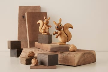 Decoração Peanut Esquilo 8,5 cm - Carvalho - Spring Copenhagen