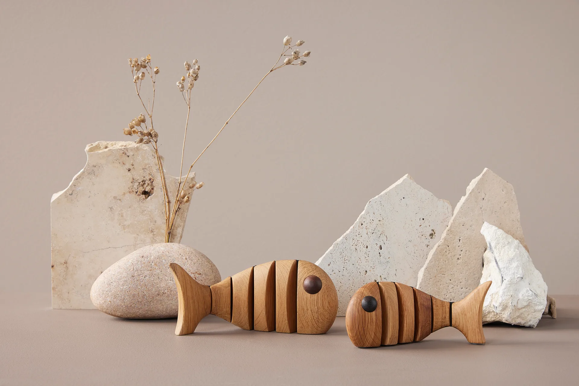 Decoração Peixe The Wood fish, Pequeno Spring Copenhagen