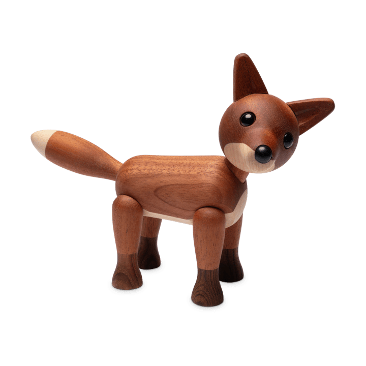 Foxy decoração de raposa 12 cm - Mogno - Spring Copenhagen