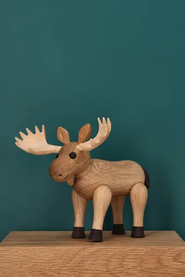 Harald figura de alce - Bege, 15,5x13x14 cm - Spring Copenhagen