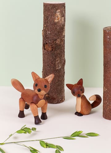 Roxy decoração de raposa 10 cm - Mogno - Spring Copenhagen