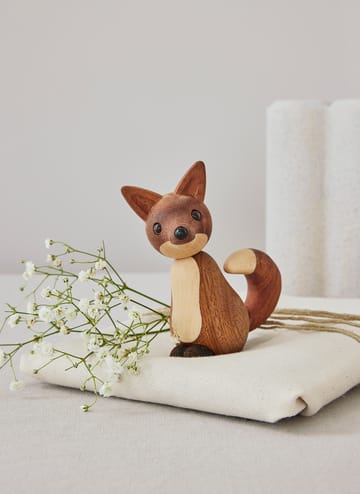 Roxy decoração de raposa 10 cm - Mogno - Spring Copenhagen