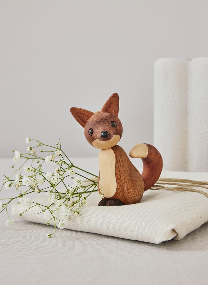 Roxy decoração de raposa 10 cm, Mogno Spring Copenhagen