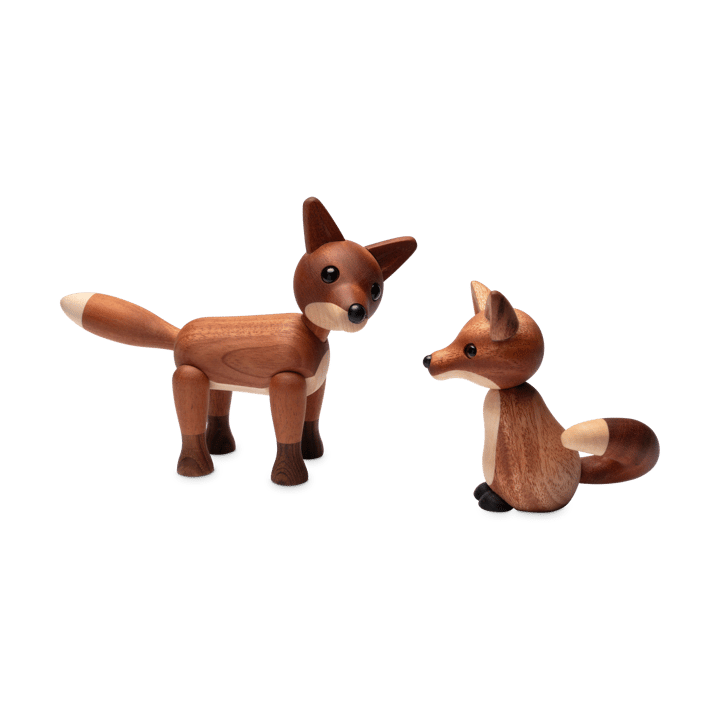 Roxy decoração de raposa 10 cm, Mogno Spring Copenhagen