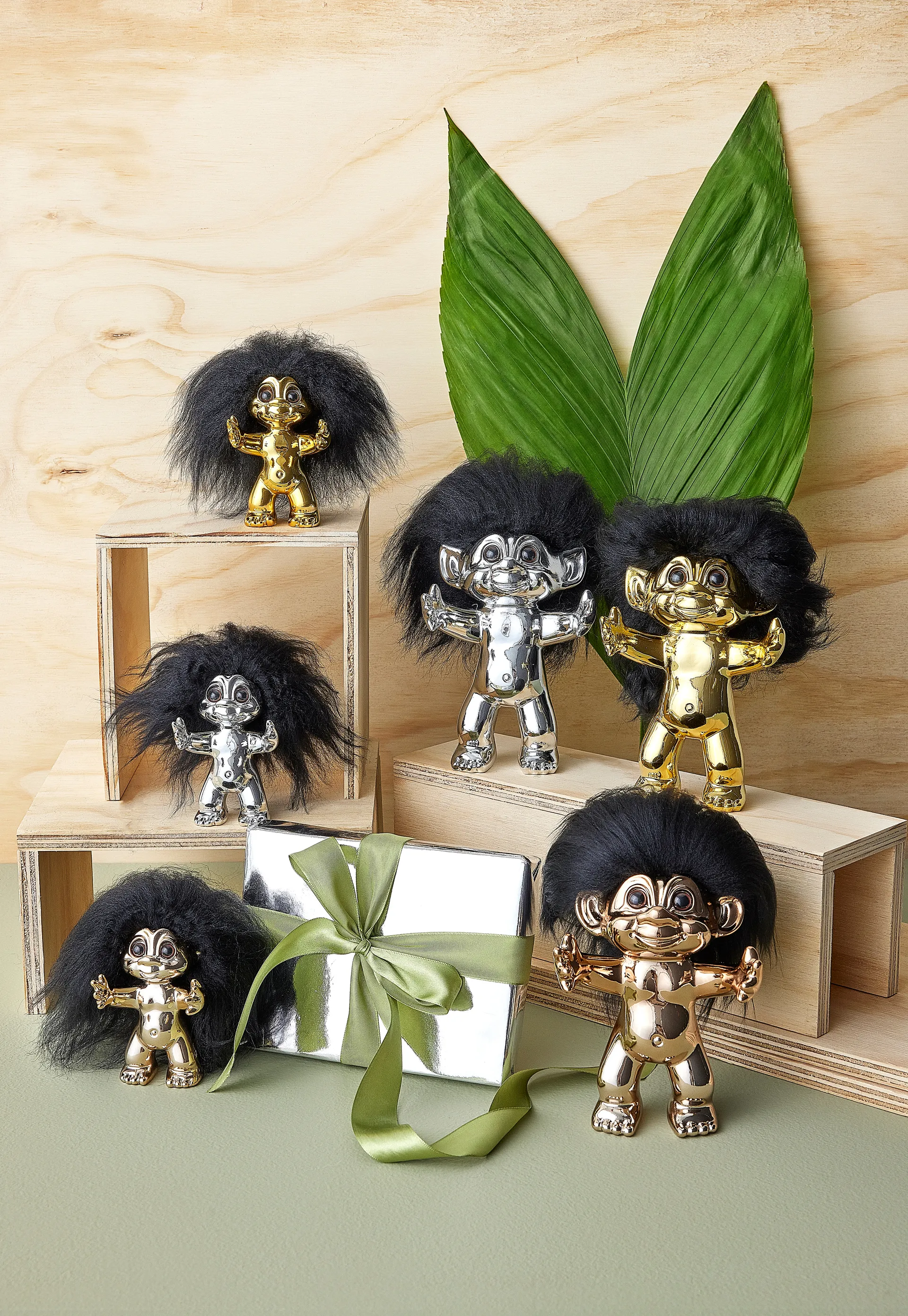 Troll da Sorte 9 cm, Bronze Spring Copenhagen