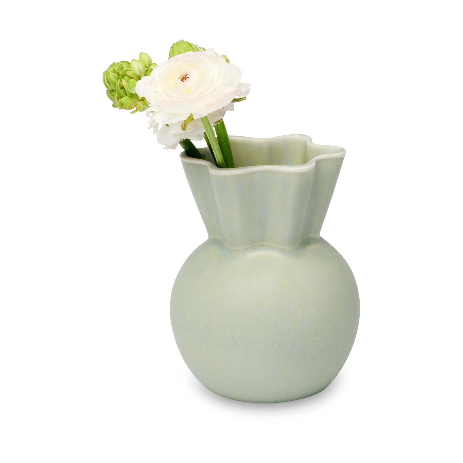 Vaso Eva Stæhr-Nielsen 14 cm, Verde claro Spring Copenhagen
