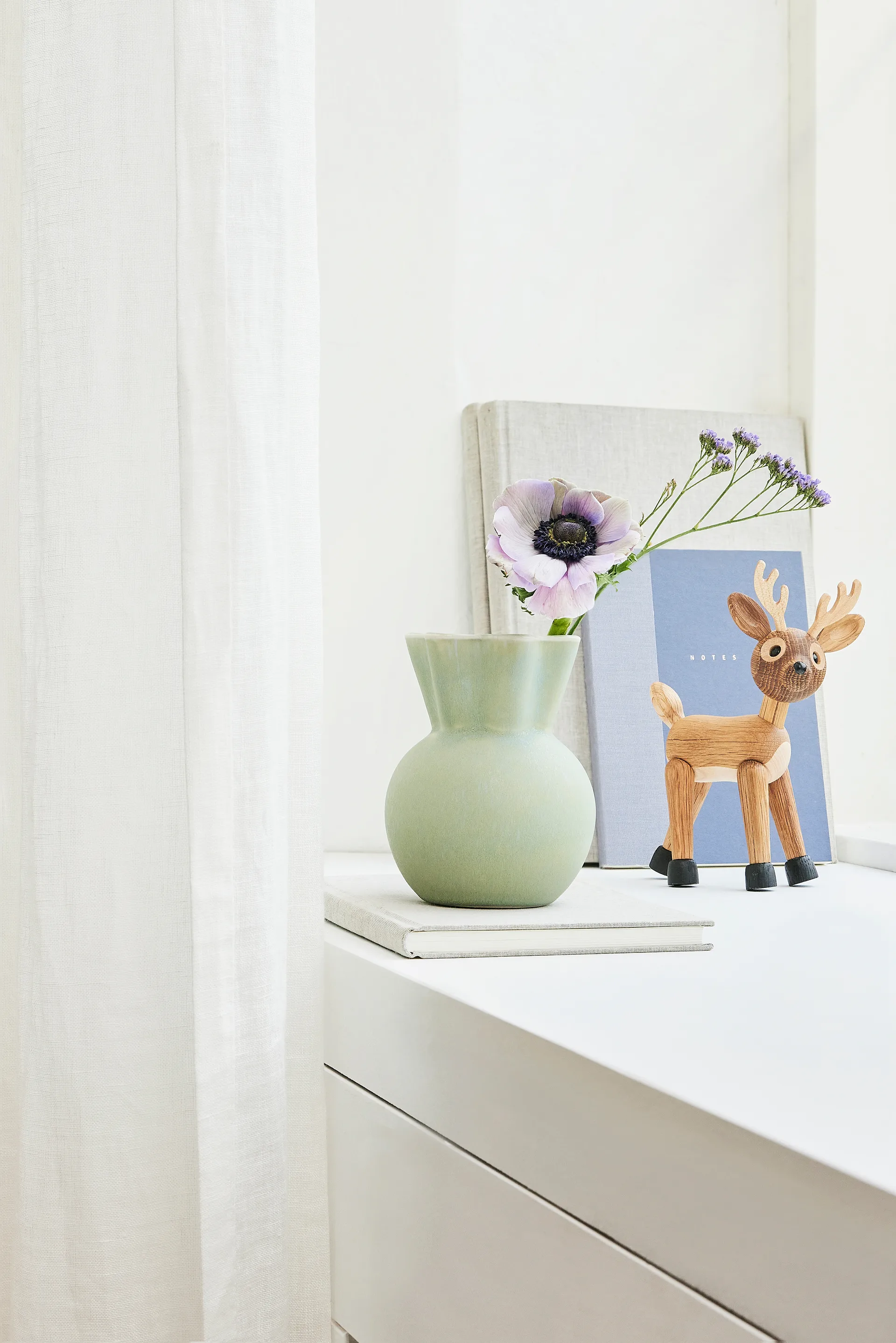 Vaso Eva Stæhr-Nielsen 14 cm, Verde claro Spring Copenhagen