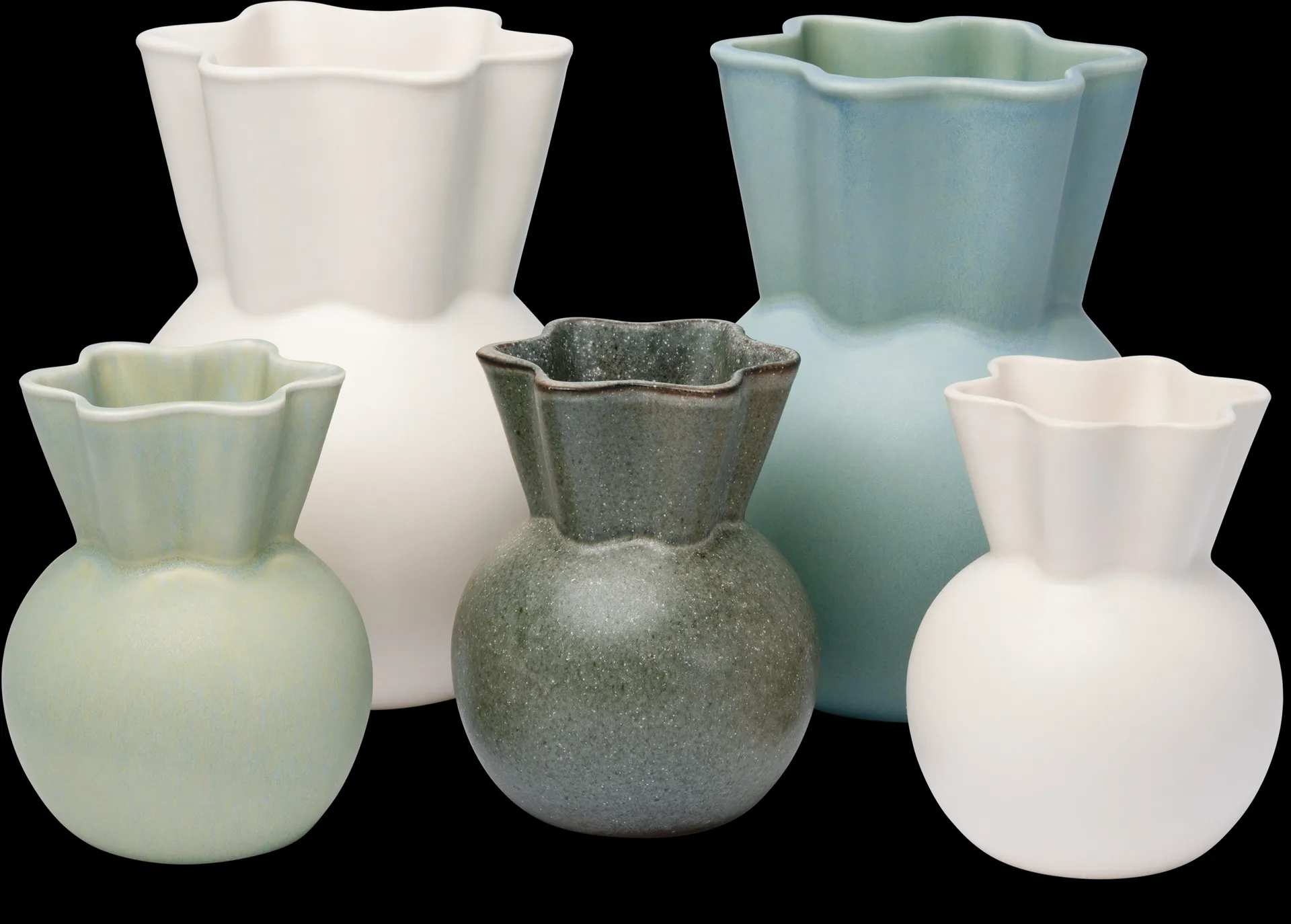 Vaso Eva Stæhr-Nielsen 14 cm, Verde claro Spring Copenhagen