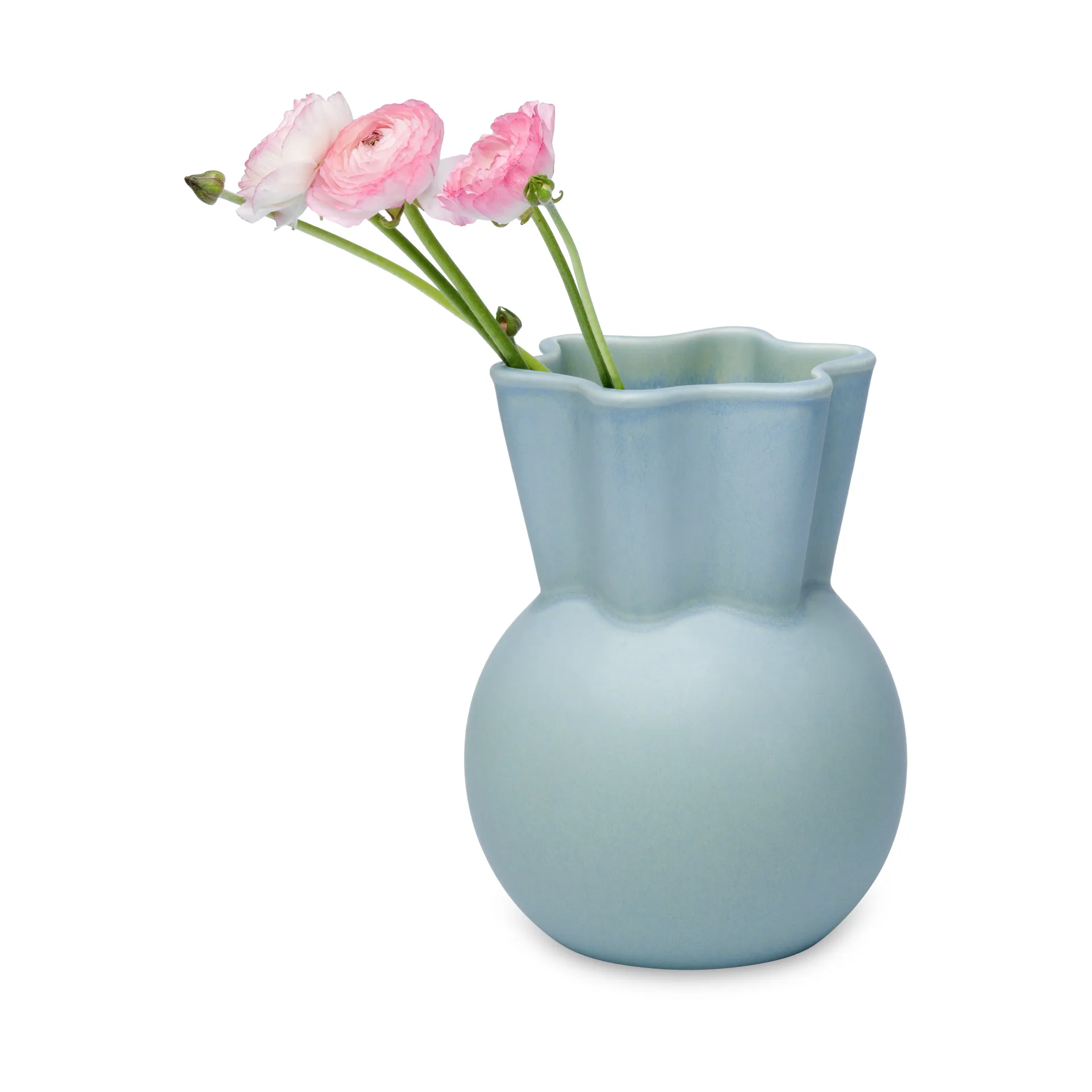 Vaso Eva Stæhr-Nielsen 20 cm, Azul claro Spring Copenhagen