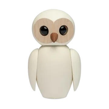 Wise decoração de coruja 7 cm - Branco - Spring Copenhagen