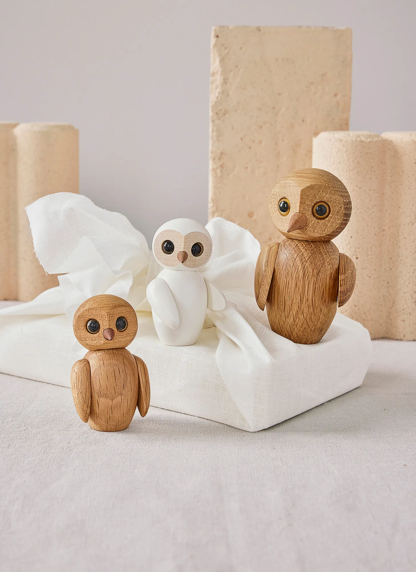 Wise decoração de coruja 7 cm, Branco Spring Copenhagen