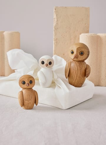 Wise decoração de coruja 7 cm - Branco - Spring Copenhagen