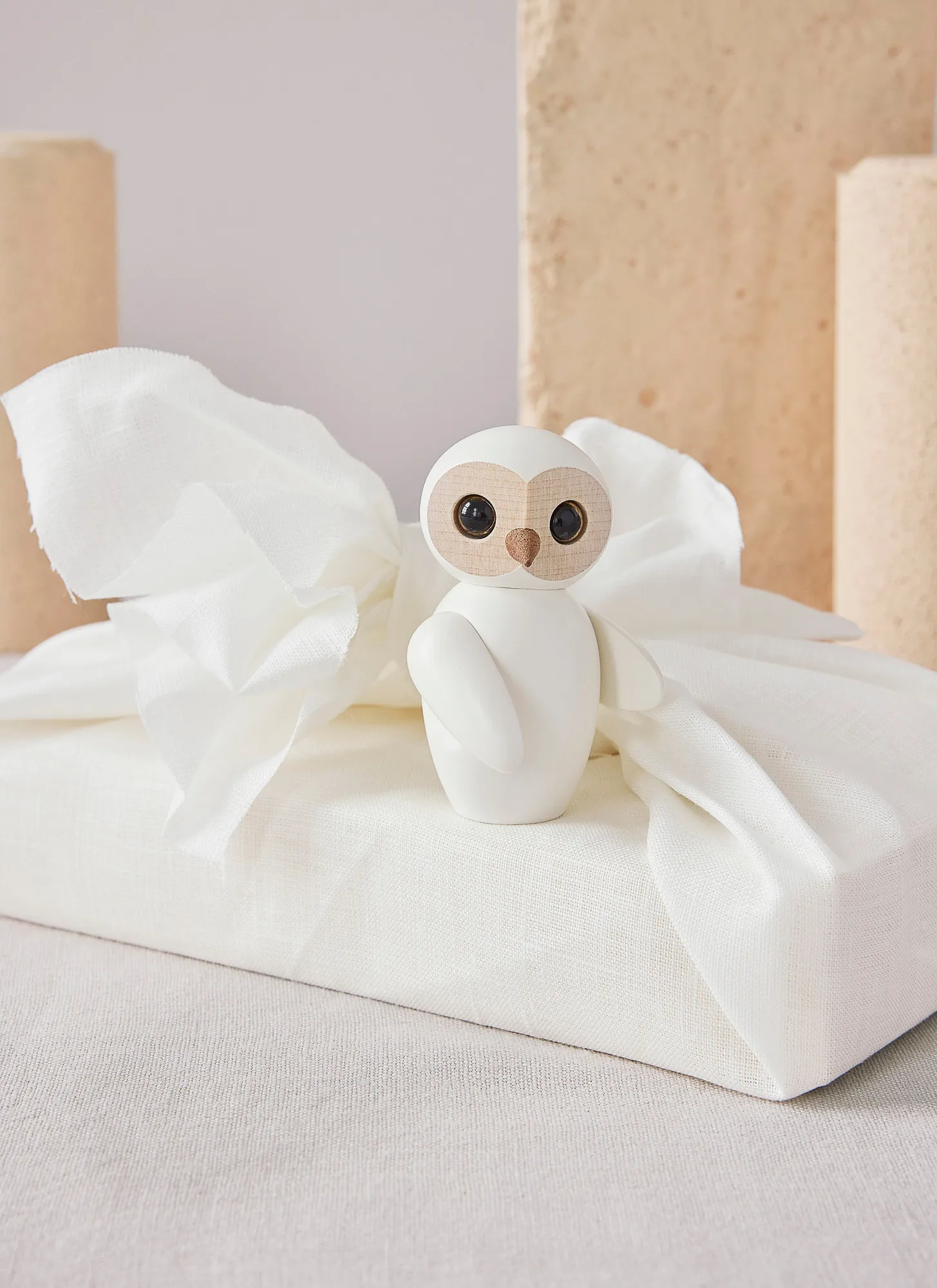 Wise decoração de coruja 7 cm, Branco Spring Copenhagen