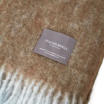 Manta Mohair - Dusky blue & dark brown melange - Stackelbergs