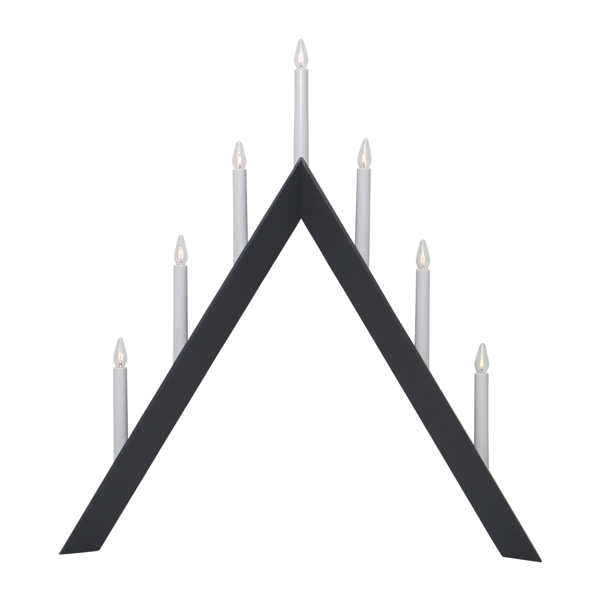 Arrow candelabro de Advento 64,5 cm, Cinzento Star Trading