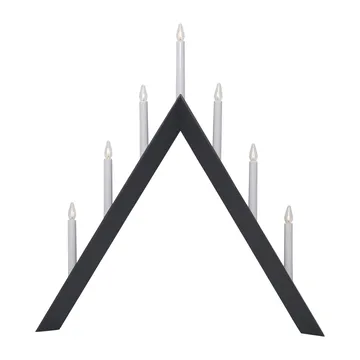 Arrow candelabro de Advento 64,5 cm - Cinzento - Star Trading