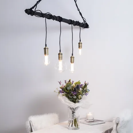 Cabo com ficha Classical, preto-óxido Star Trading