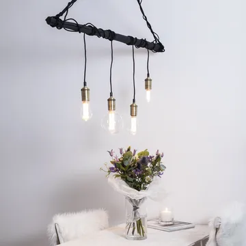 Cabo com ficha Classical - preto-óxido - Star Trading